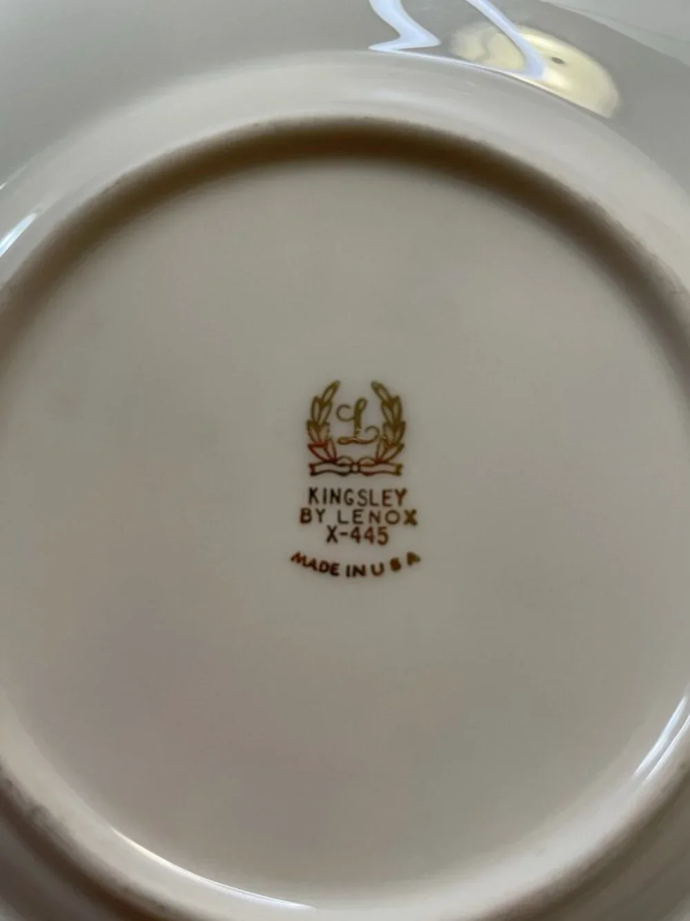 5 Lenox Vintage Kingsley X-445 Bread & Butter Plates USA 6.25” - EUC